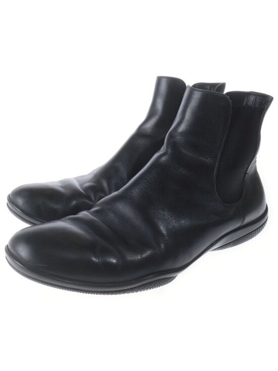 Prada Sport Leather Side Gore Boots Black main image 6